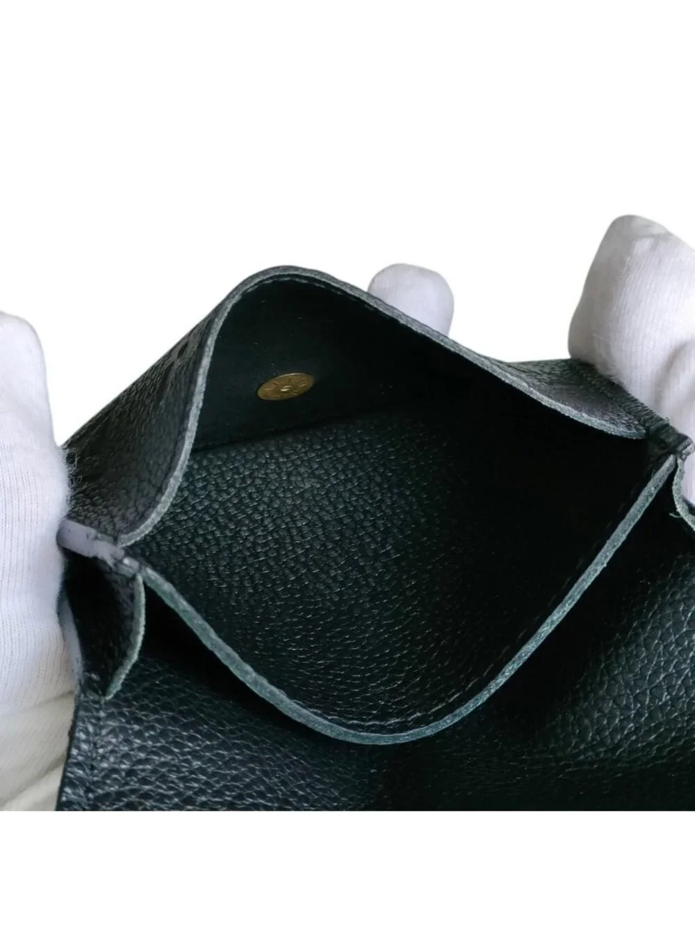 Louis Vuitton Monogram Empreinte Envelope Business Card Holder Case Noir Black